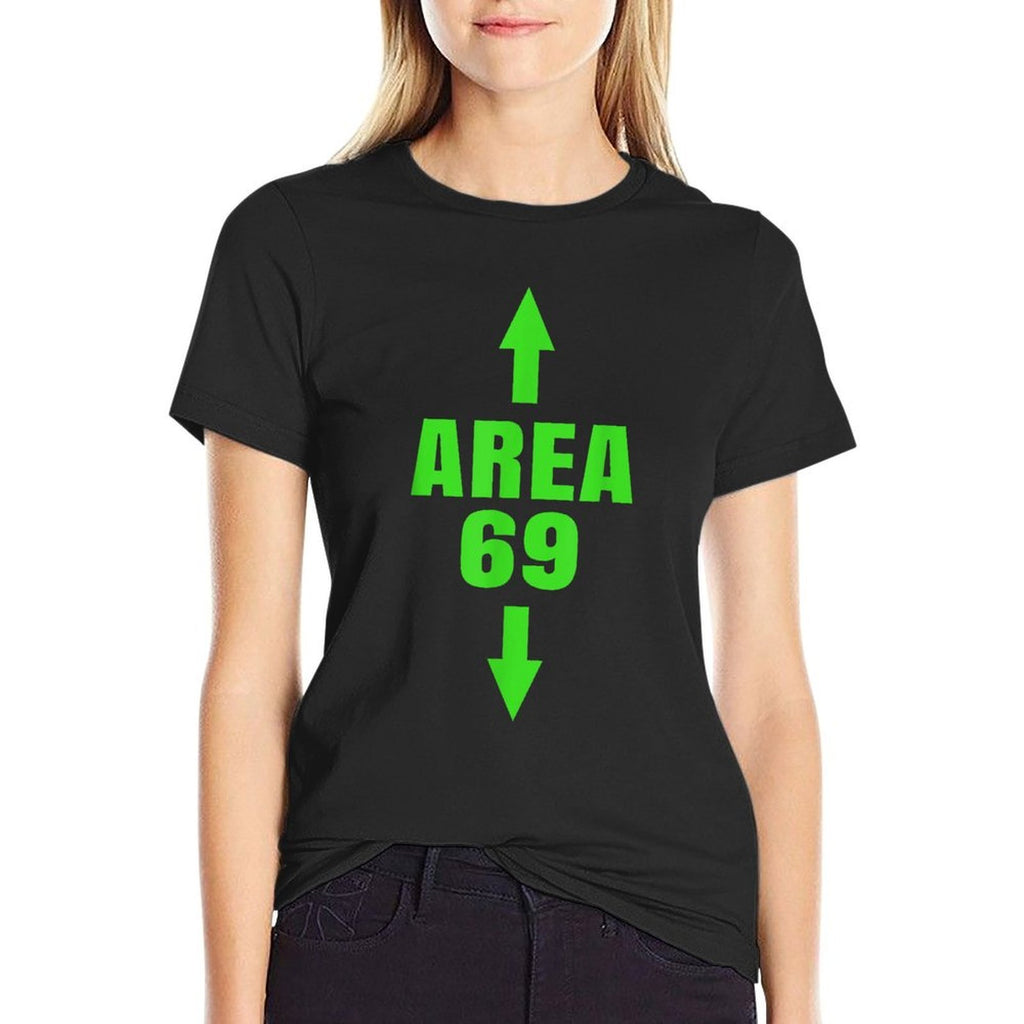 Area 69 Funny Meme Futuristic Style  Versatile T-Shirt
