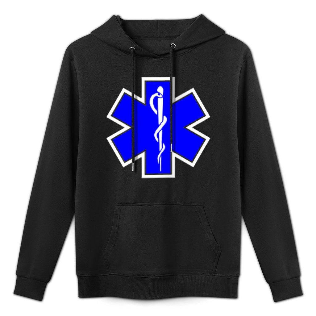 Small Caduceus Symbol Of Medicine Doctor Medical Staff Medic Layering Staple Hoodie