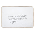 Taylor Swift Quote On Music  Eco-Friendly Bath Mat
