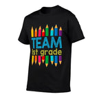 Team First Grade Back To School 1st Grade Teacher Student  High-quality Stitching T-Shirt