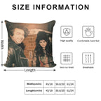 Laszlo & Nadja in The 80s Soft Ultra-Soft Texture Throw Pillow