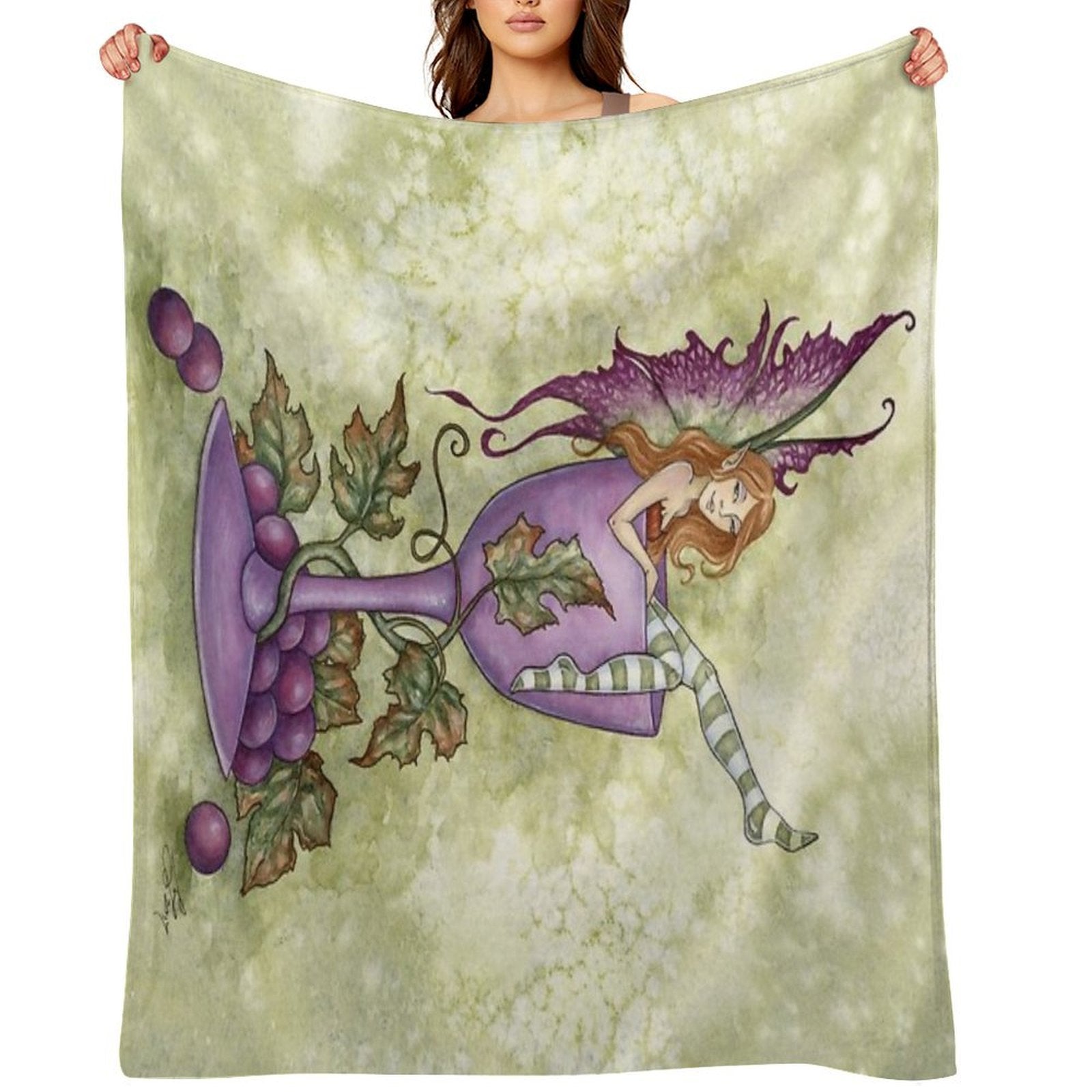 Wine Fae Versatility Throw Blanket