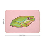 Colorful Frog  Eco-Friendly Bath Mat