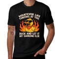 Funny Saying Duck Joke Quote Humor Duck Meme Sarcastic Meme  Polyester Blend T-Shirt