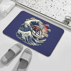 Surfing Spider Arachnid Wipeout!  Non-Slip Bath Mat