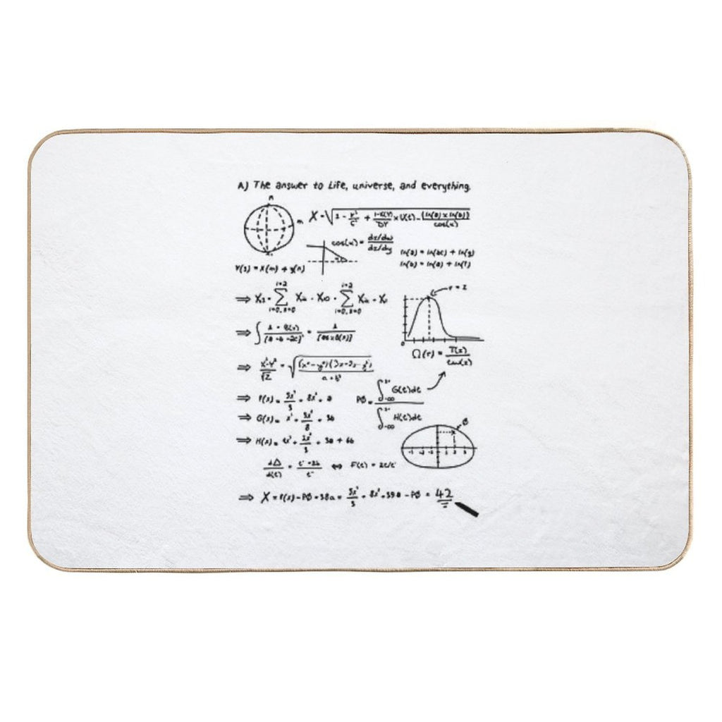 The Hitchhikers Guide To The Galaxy, For Allfull Size Best Women 90s, S Retro Durable Bath Mat