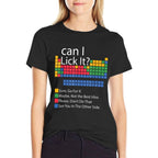 Can I Lick It Funny 100 Days Of School Periodic Table  Breathable T-Shirt