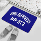 USS HAWKINS (DD-873) SHIP'S STORE  Easy To Clean Bath Mat