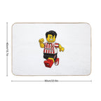 Brick Luke O'Nien Lookalike  Dirt-Trapping Bath Mat
