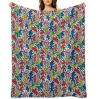 Haring Pop Art Shrink-resistant Throw Blanket