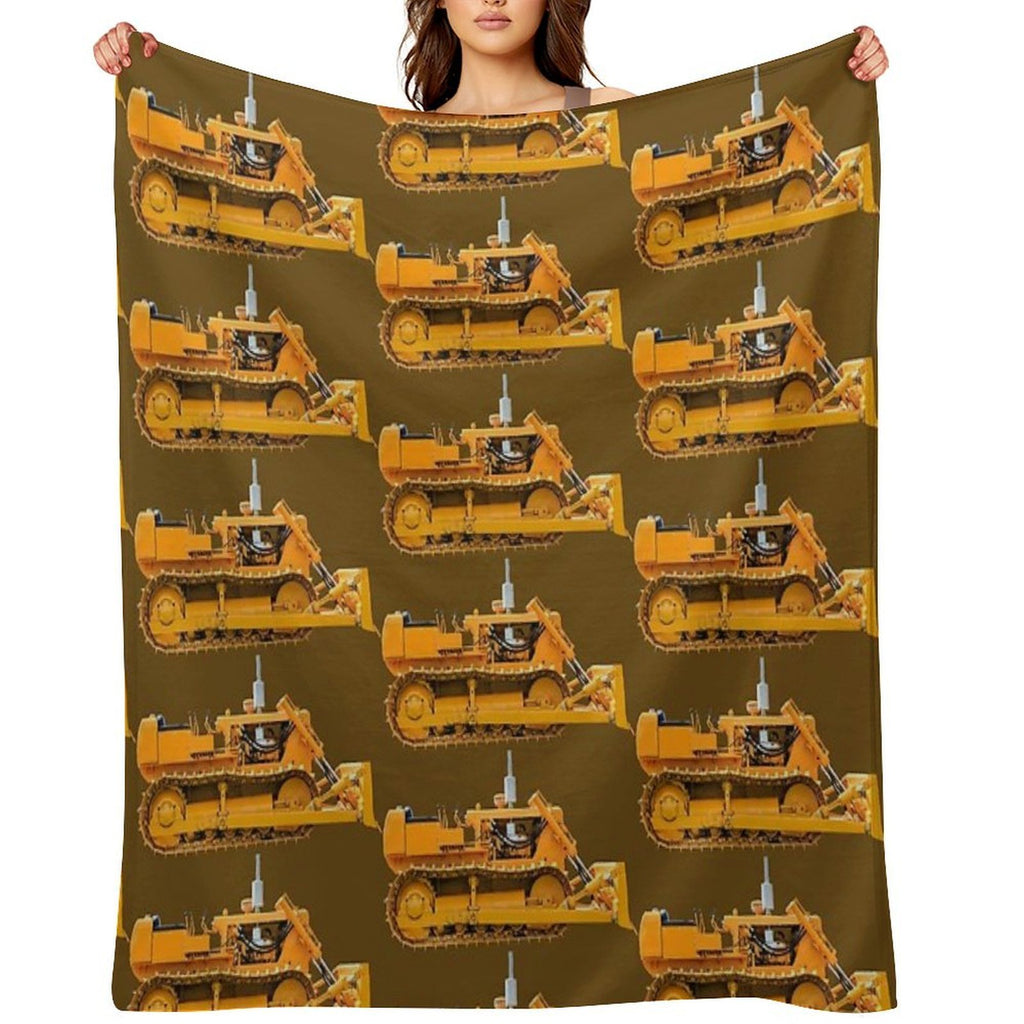 Bulldozer All-season Throw Blanket