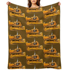 Bulldozer All-season Throw Blanket
