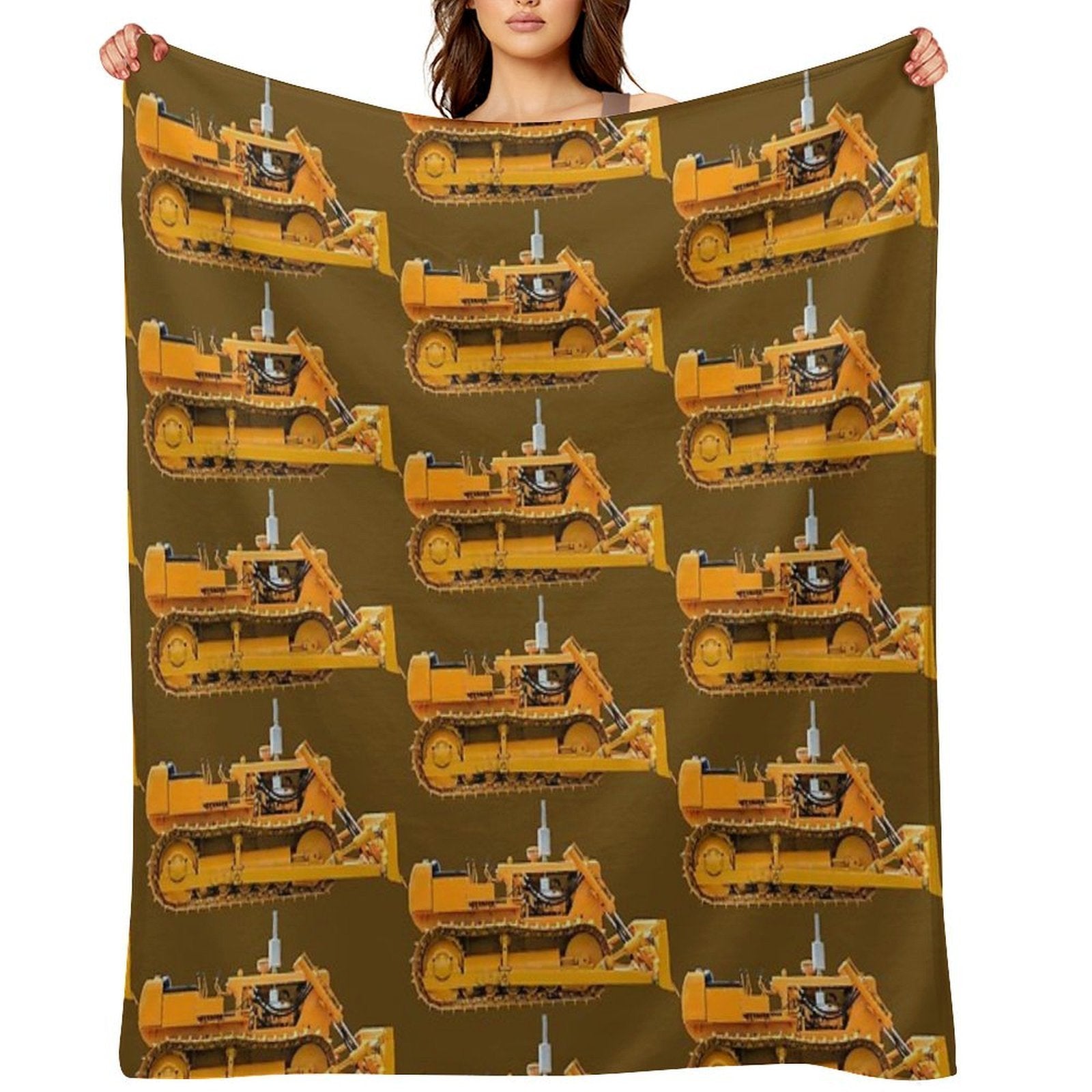 Bulldozer All-season Throw Blanket