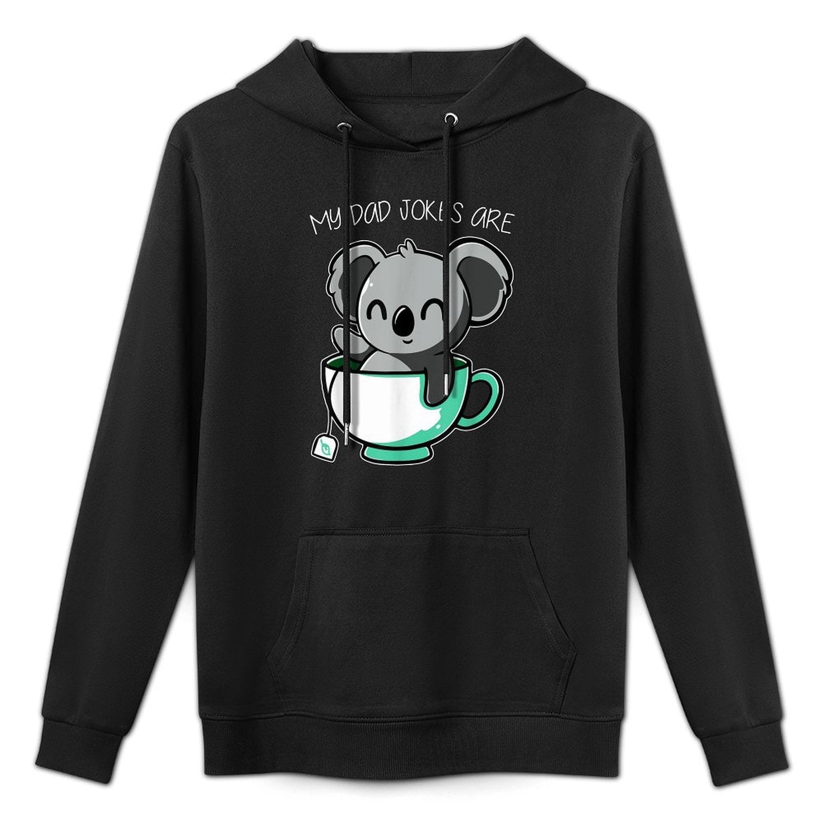 Mens My Dad Jokes Are Koala Tea Funny Fathers Day Pun Koala Bear Versatile Streetwear Hoodie