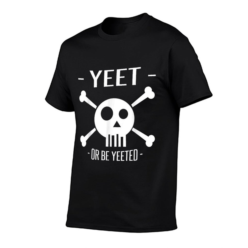 Yeet Or Be Yeeted Meme Dank  Rolled Sleeves T-Shirt