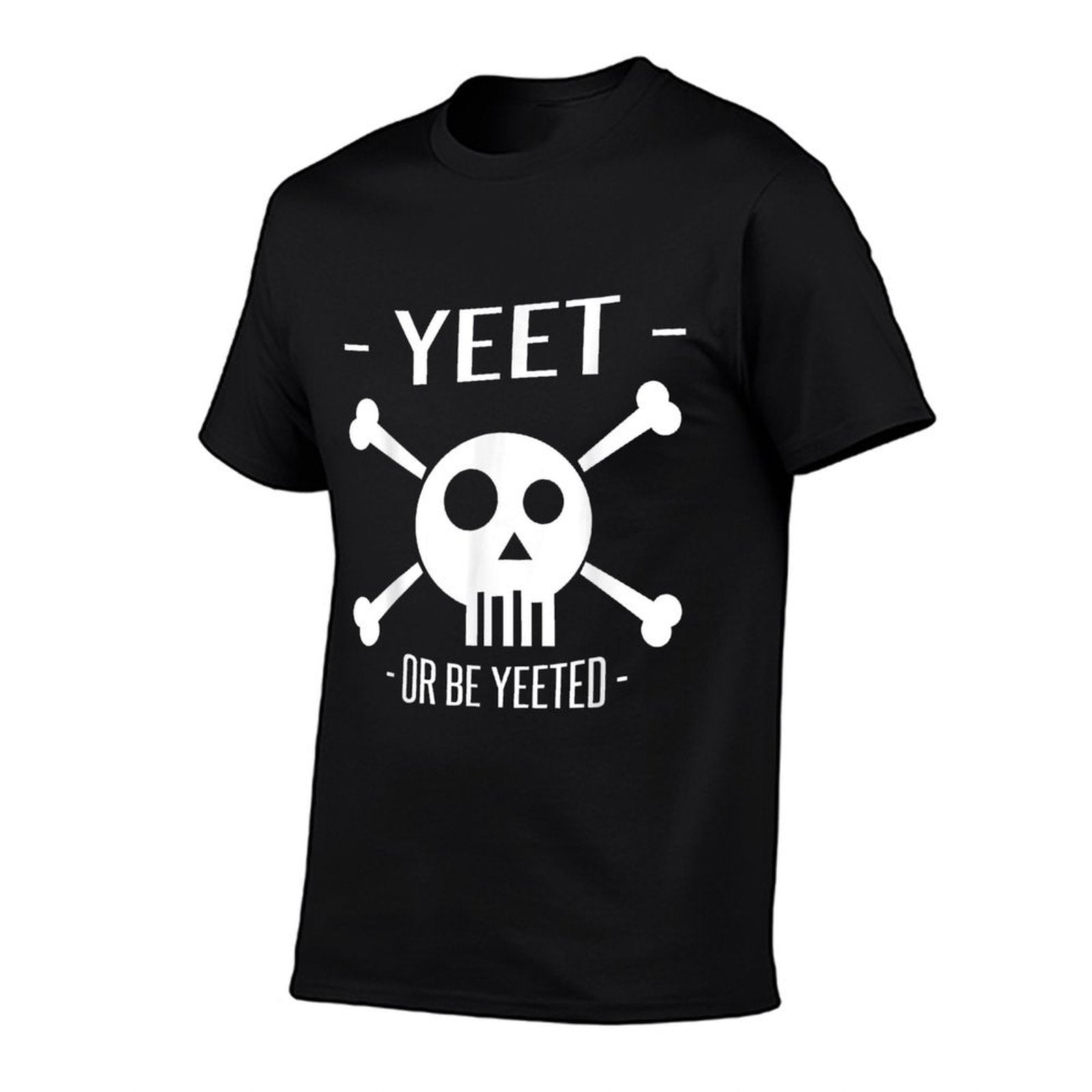 Yeet Or Be Yeeted Meme Dank  Rolled Sleeves T-Shirt
