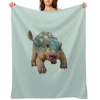 Bumpy Ankylosaurus Magniventris Versatility Throw Blanket