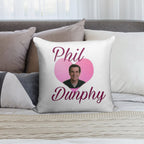 Modern Family Phil Dunphy Heart Meme Soft Bedroom Essential Throw Pillow