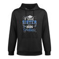 Super Proud Sister of 2025 Graduate Senior Graduation Family Cotton-Polyester Blend Hoodie
