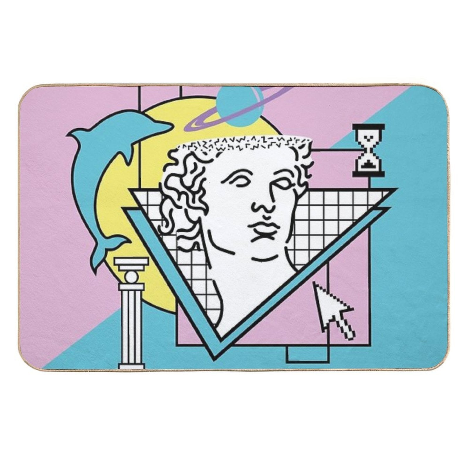 Apollo - Vaporwave - 80s  90s  Multi-Purpose Bath Mat