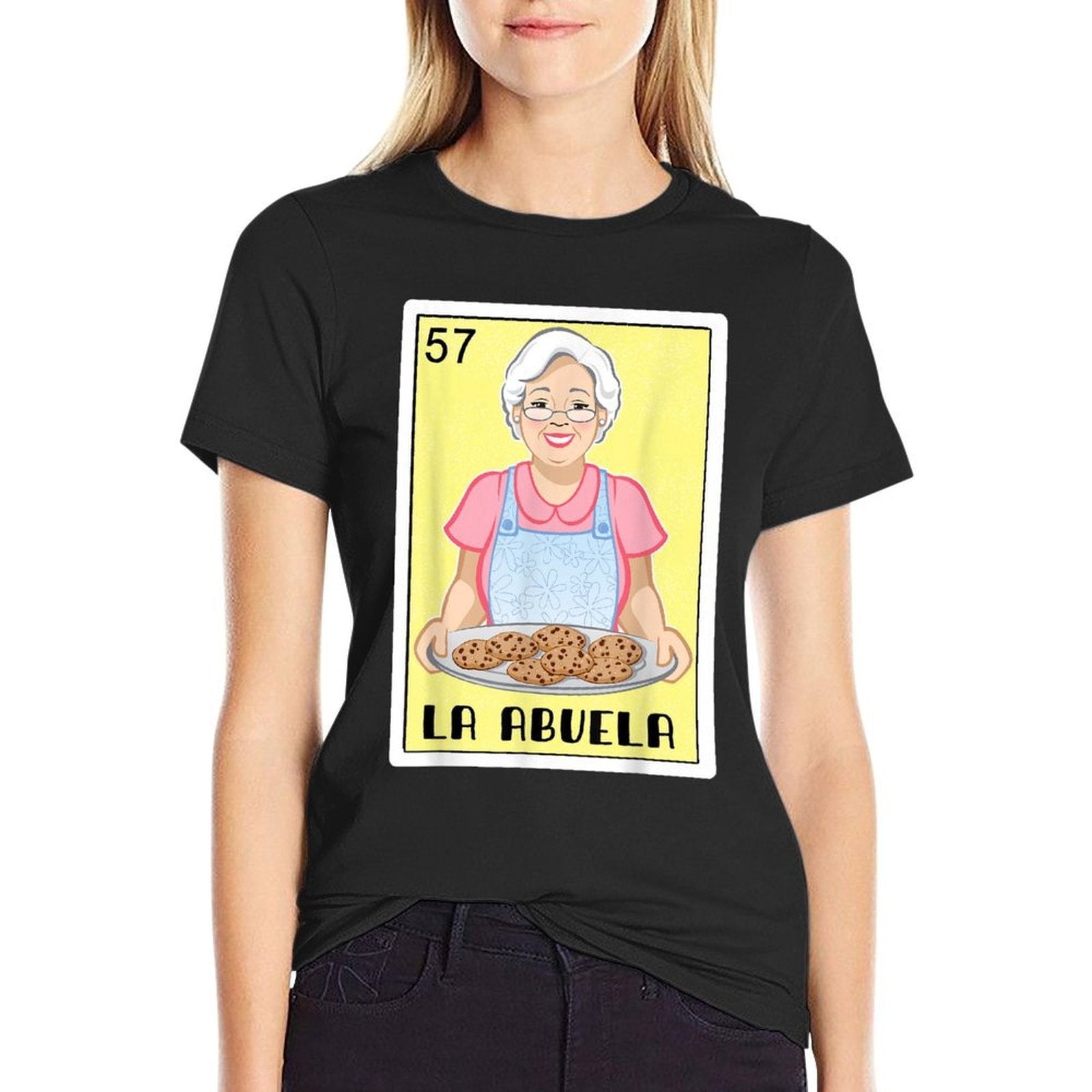 Spanish-Mexican Bingo Funny Gifts for Abuela - La Abuela  Durable T-Shirt