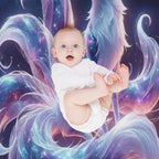 Celestial Kitsune Quick-dry Throw Blanket