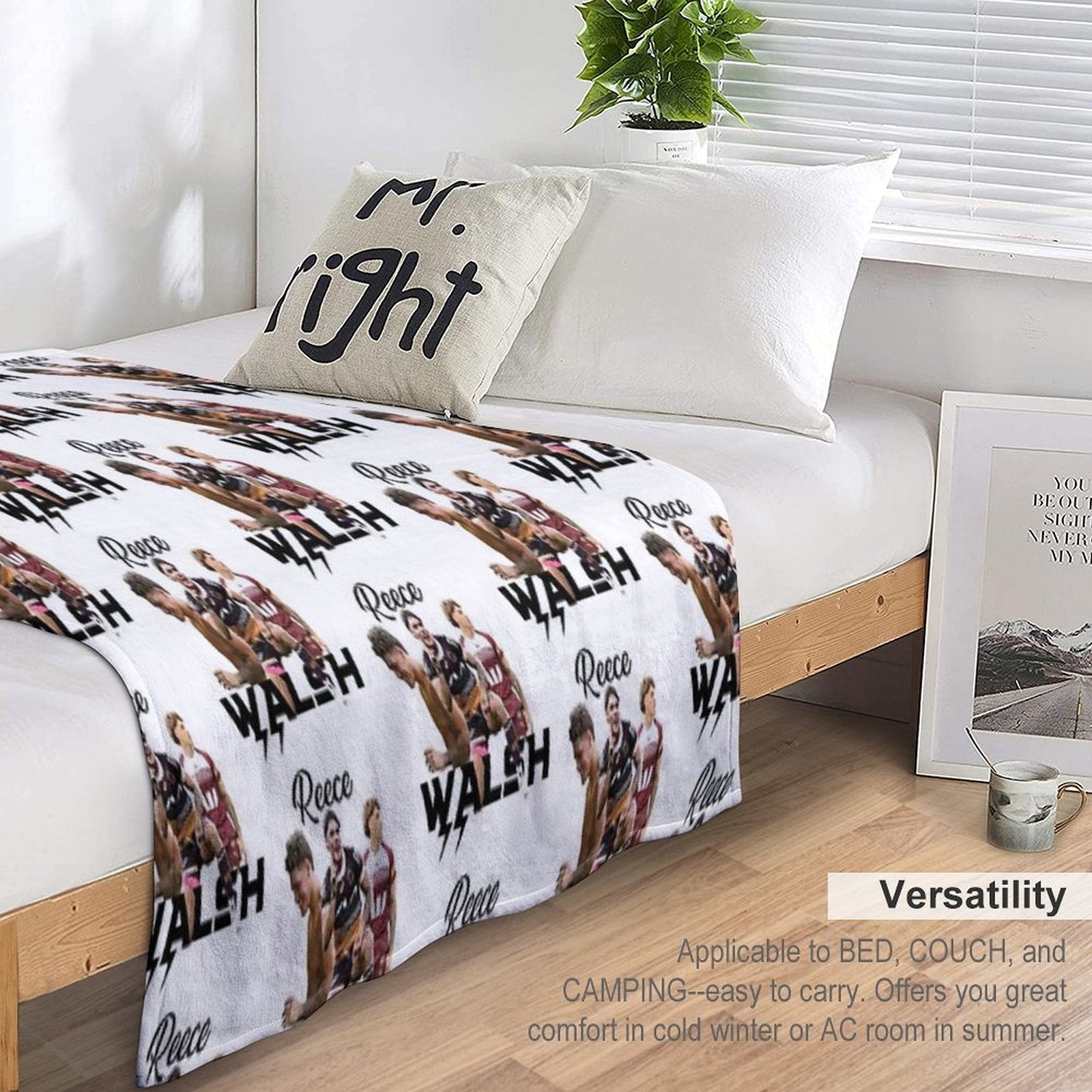 Reece Walsh Lightweight Throw Blanket