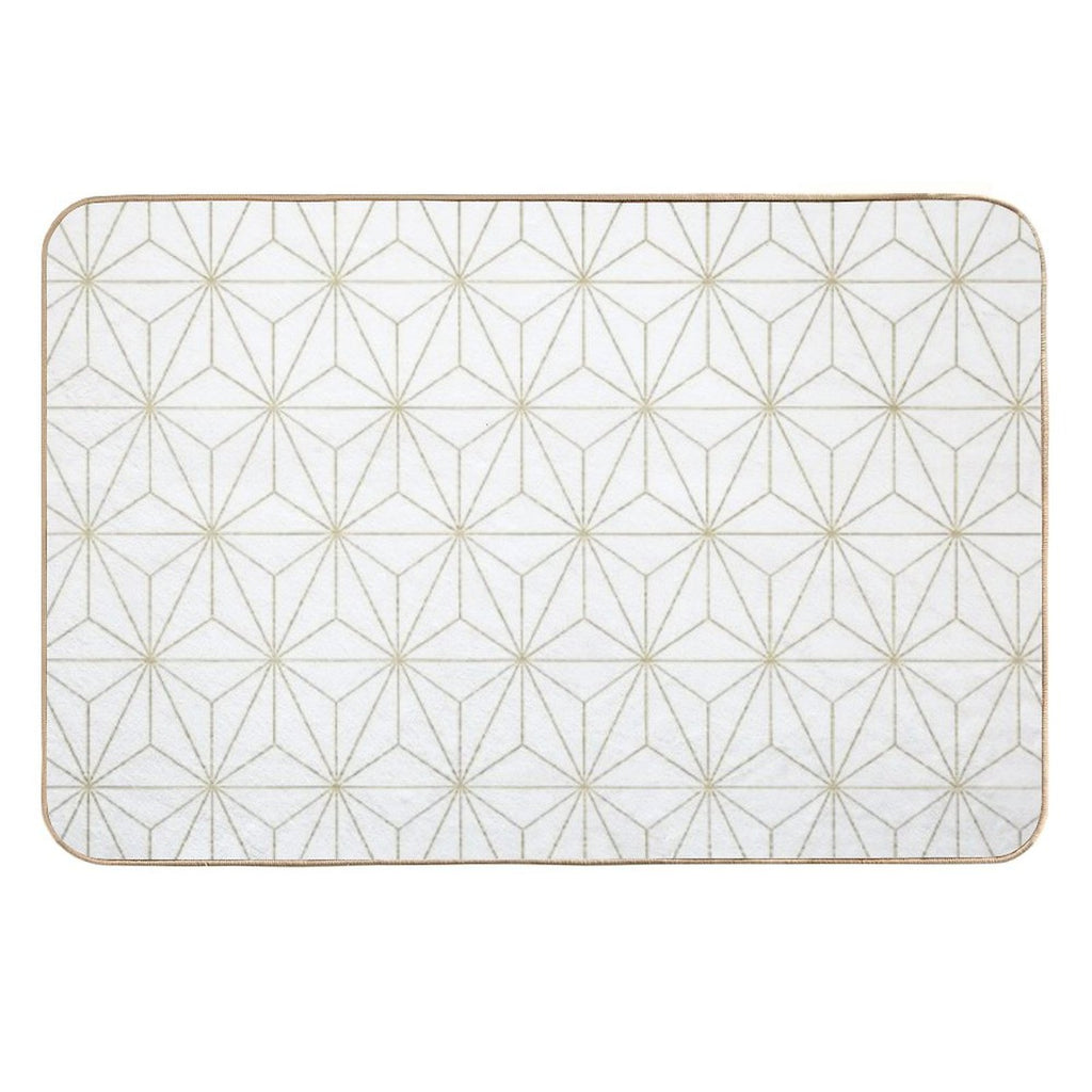 Geometric Glamor #1 #geo #decor #art  Fade-Resistant Bath Mat
