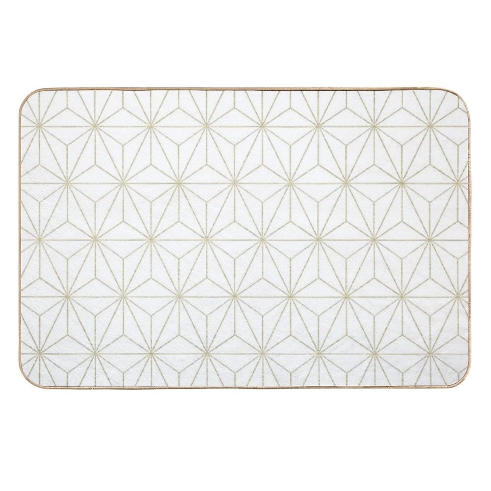 Geometric Glamor #1 #geo #decor #art  Fade-Resistant Bath Mat