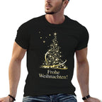 German Christmas Greetings, German Frohe Weihnachten  Breathable T-Shirt
