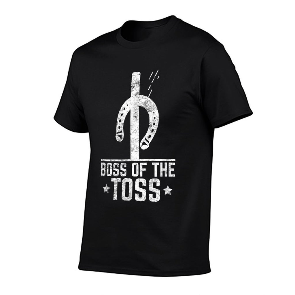 Boss Of The Toss Horseshoe Pitching Horseshoes Throwing  Eco-friendly Material T-Shirt