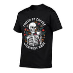 Fueled By Coffee  Feminist Rage Funny Women Lovers Feminism  Breathable T-Shirt