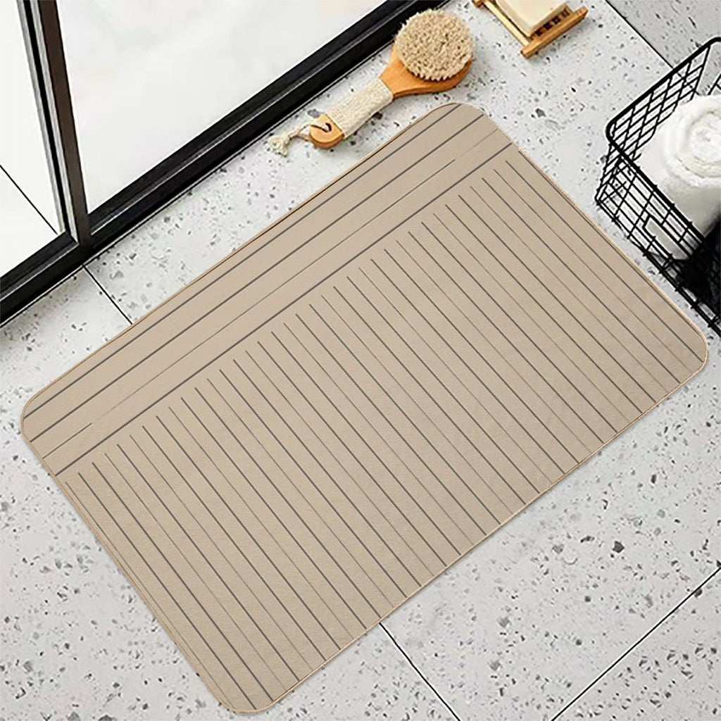 Ruler Pattern  Pet-Safe Bath Mat