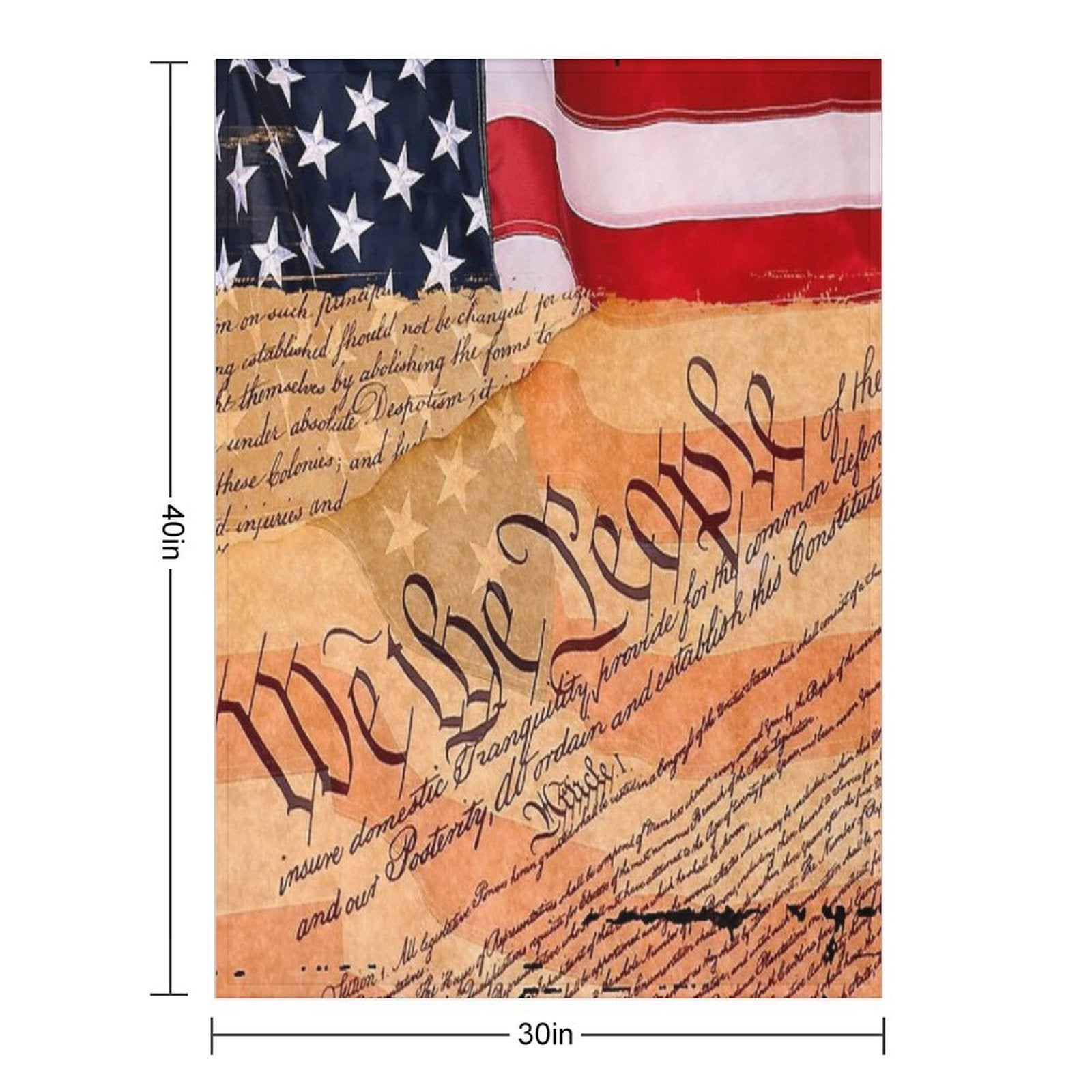 We The People Gift-ready Throw Blanket