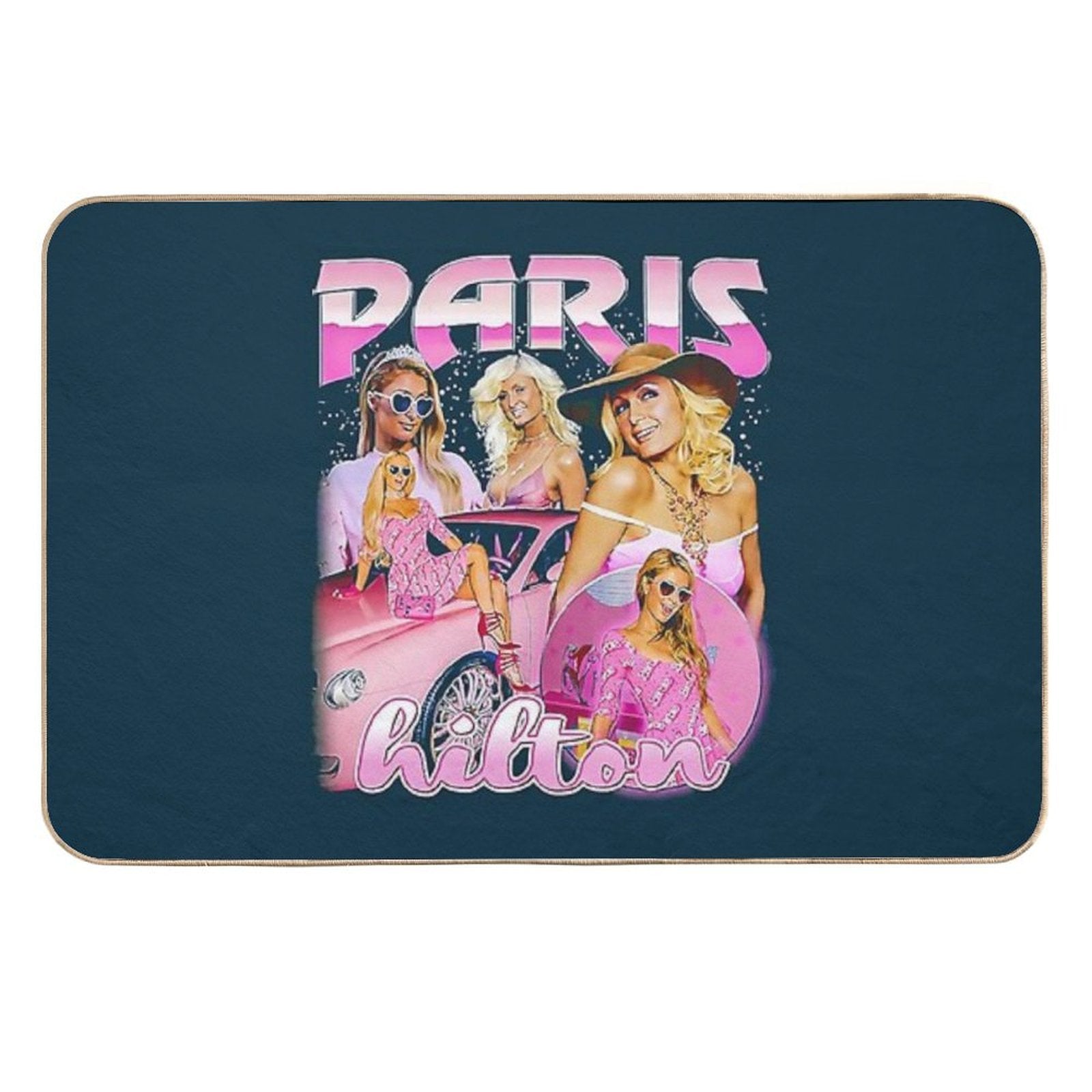 Paris Hilton Vintage Bootleg Es  Repositionable Bath Mat