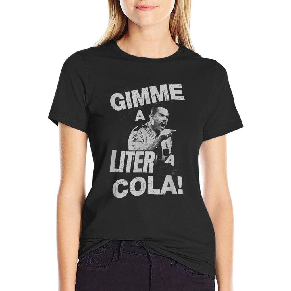 Super Troopers Ramrod Liter A Cola  Ribbed Collar T-Shirt