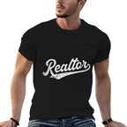 Realtor Real Estate Agent Funny Retro Vintage Men Women Gift  Summer-ready Fabric T-Shirt