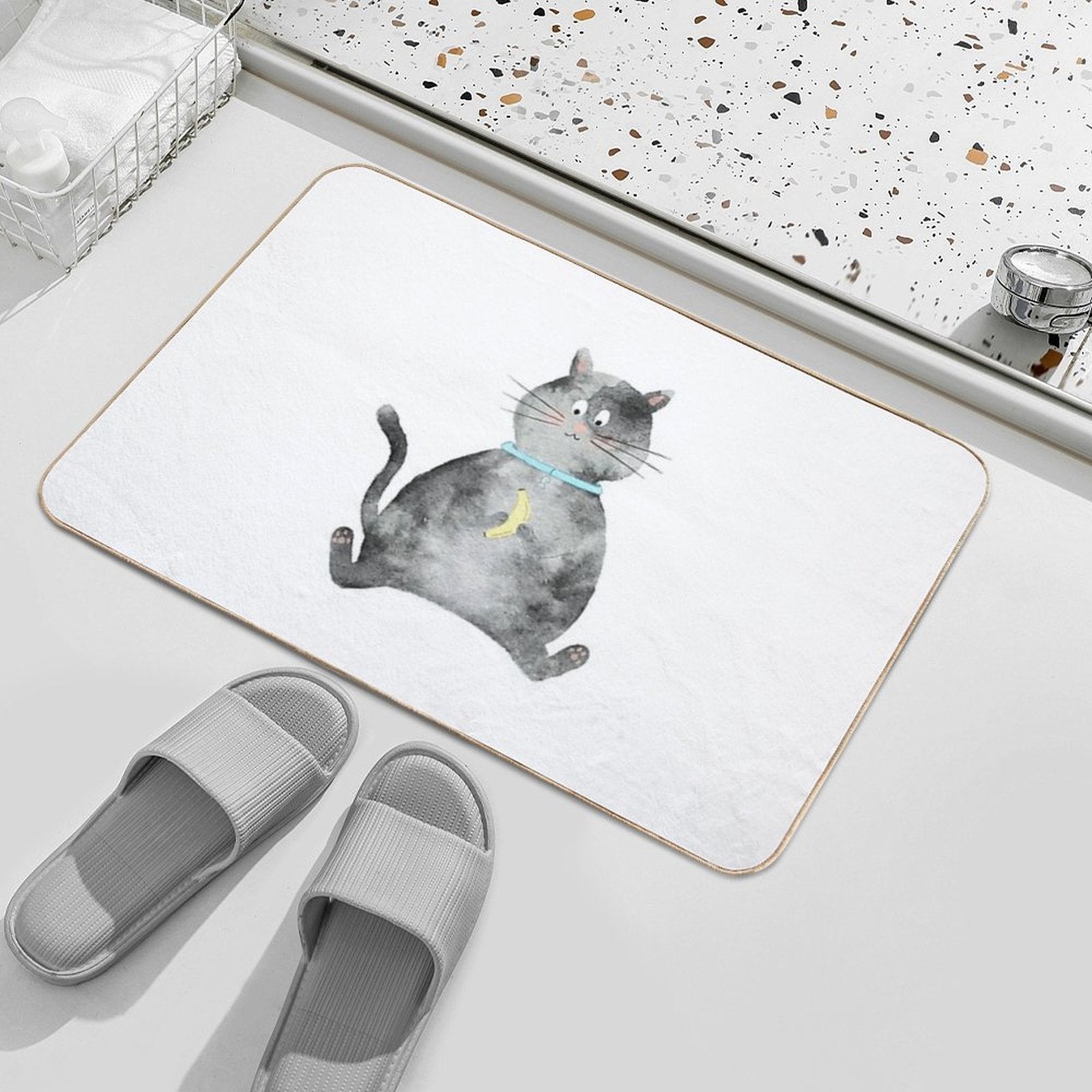 Banana Love Durable Bath Mat