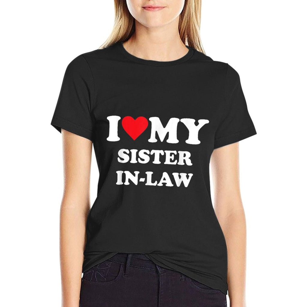 I Love My Sister In Law  Vintage-inspired T-Shirt