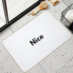 Nice.  Stain-Proof Bath Mat