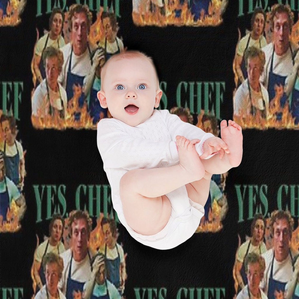 Yes Chef Jeremy Allen White The Bear Tv Show Velvety-soft Throw Blanket