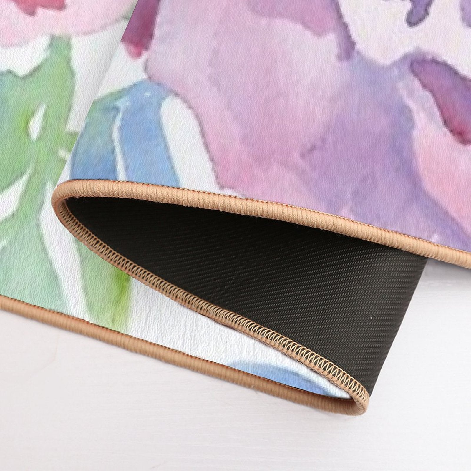 Watercolor Garden Durable Bath Mat