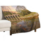 Coalbrookdale Viaduct Durable Throw Blanket