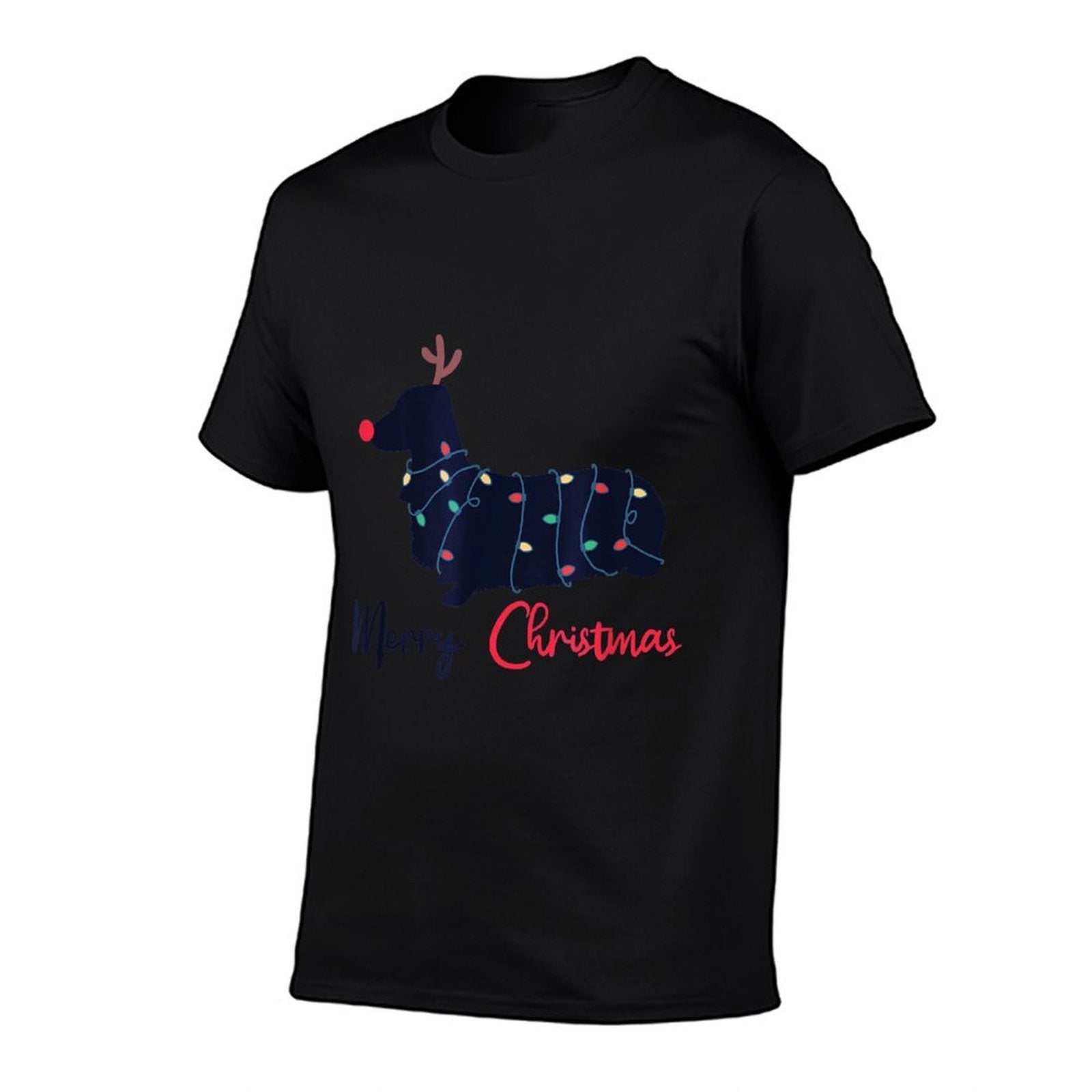 Dachshund Merry Christmas Winter Dogs Christmas  Graphic-printed T-Shirt