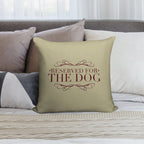Dogs Cushion Soft Reinforced Edging Throw Pillow