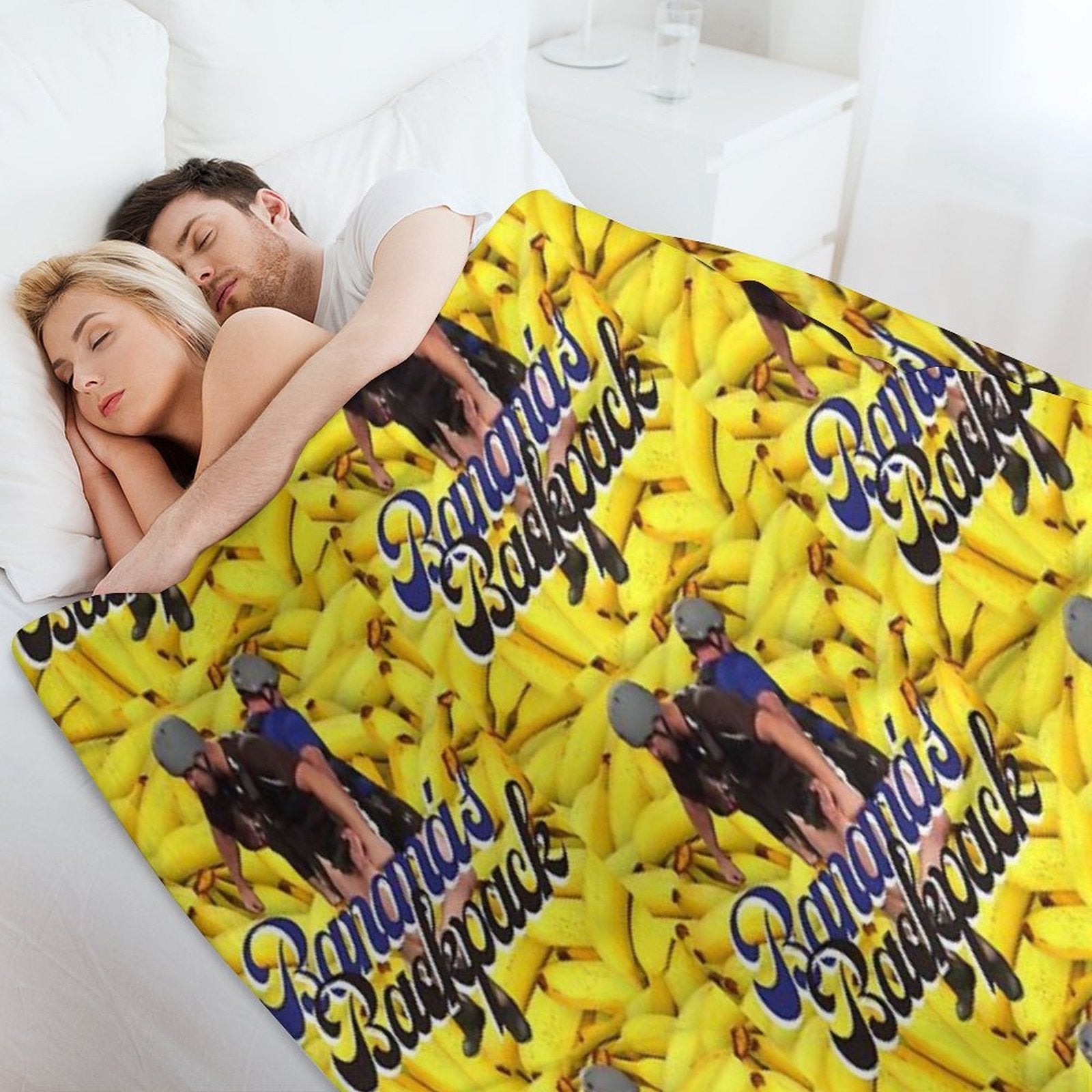 MTV Challenge Johnny Banana X CT Backpack Sustainable Throw Blanket