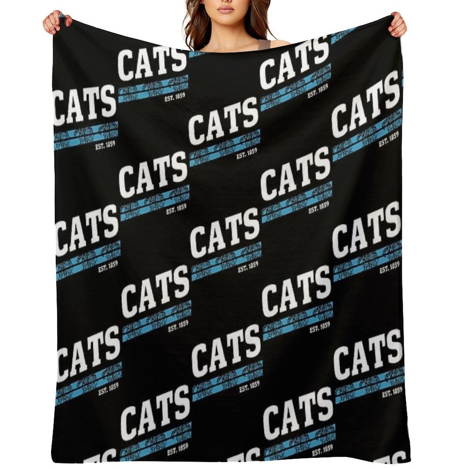Geelong Cats 2023 Lightweight Throw Blanket