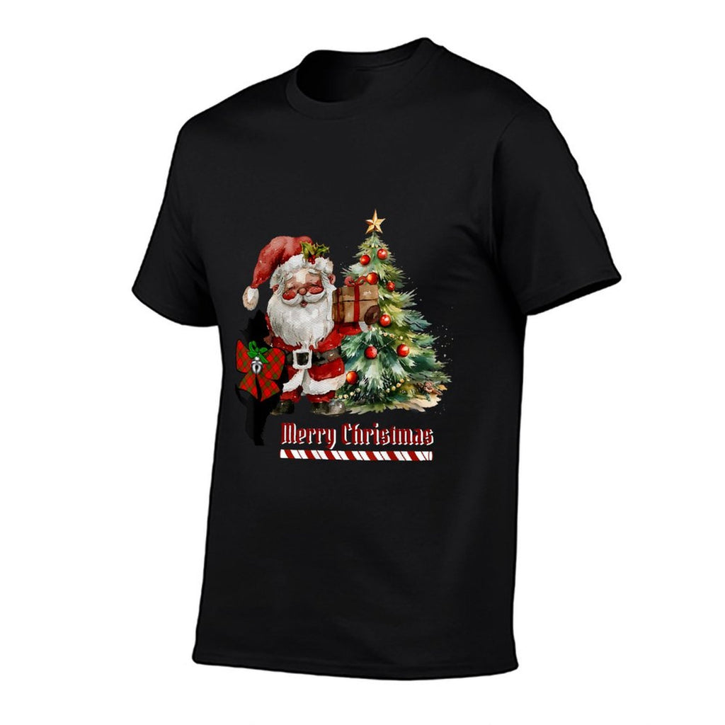 Maxwell Clan Scottie Dog Christmas  Eco-friendly Material T-Shirt