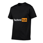 Techno Music Minimal Hard Clubbing Funny Festival Hub DJ  Odor-resistant T-Shirt