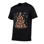 Christmas Tree Sloths Cute Xmas Lazy Kids Women Men Youth  Fade-proof Color T-Shirt